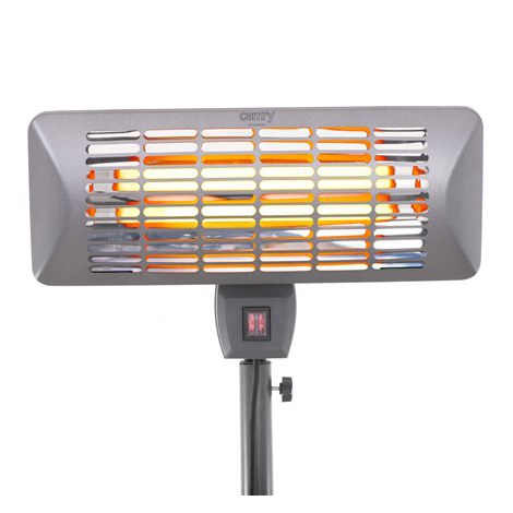 Camry | Standing Heater | CR 7737 | Patio heater | 2000 W | Number of power levels 2 | Suitable for rooms up to 14 m² | Grey | I - 3